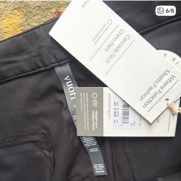 Vuori Men's Navy Pants size 38
Cascade tech chino pant - Picture 6 of 9